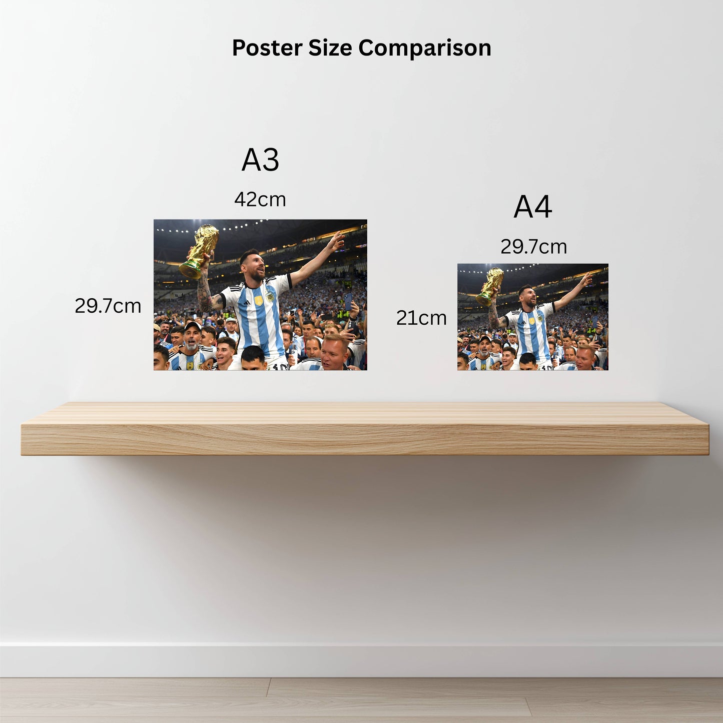 Lionel Messi World Cup Poster