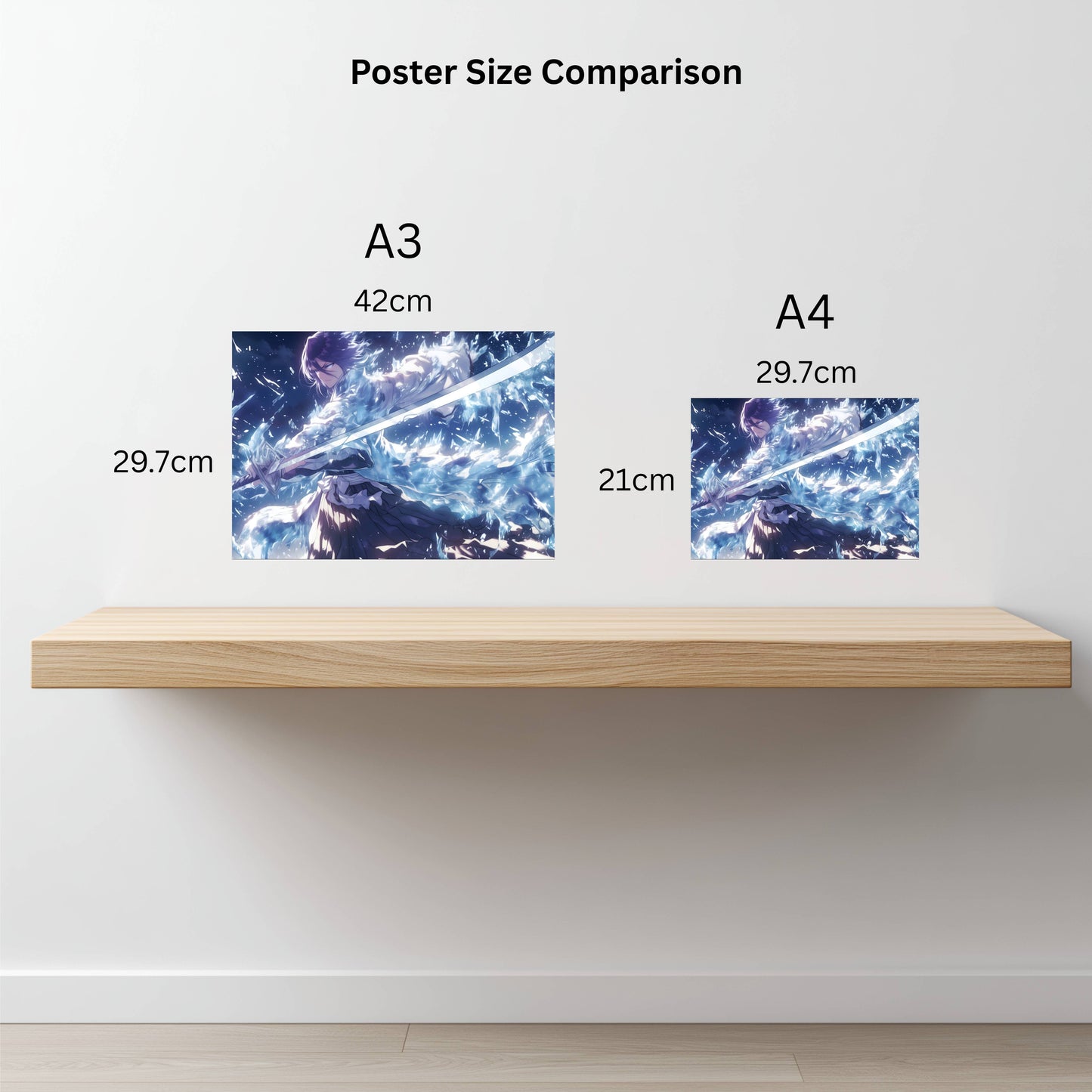 Kuchiki Rukia Bankai Ice Form Poster