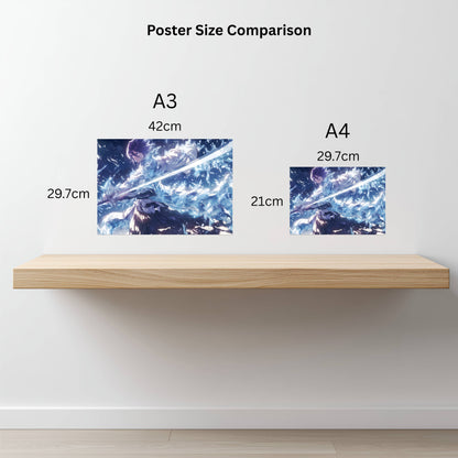Kuchiki Rukia Bankai Ice Form Poster