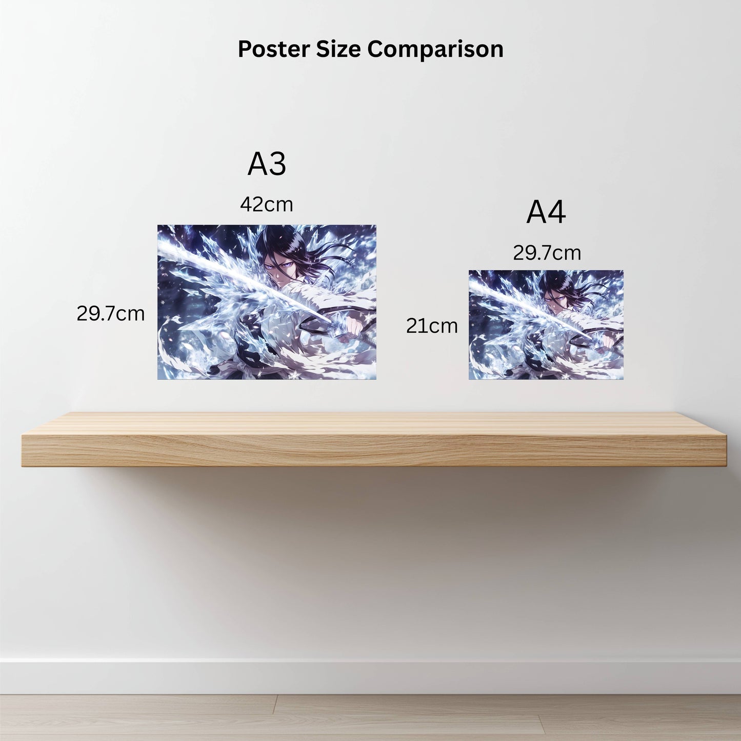 Kuchiki Rukia Ice Blade Poster