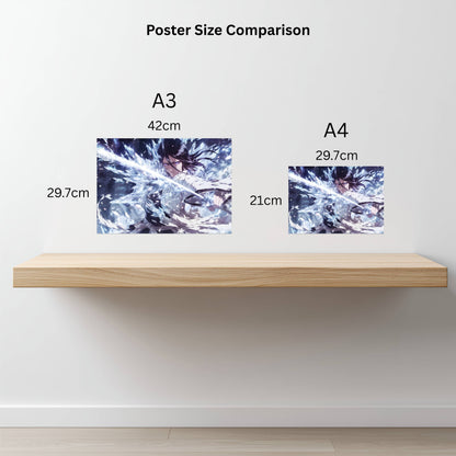 Kuchiki Rukia Ice Blade Poster