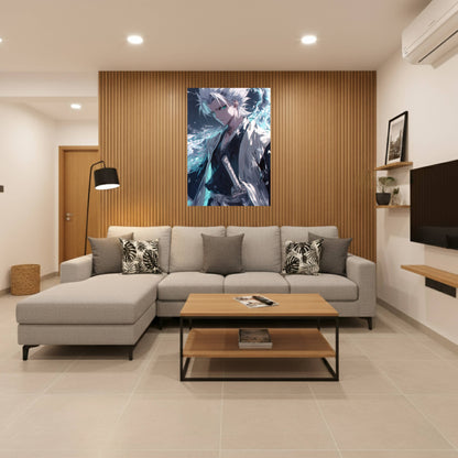 Hitsugaya Toshiro Ice Aura Poster