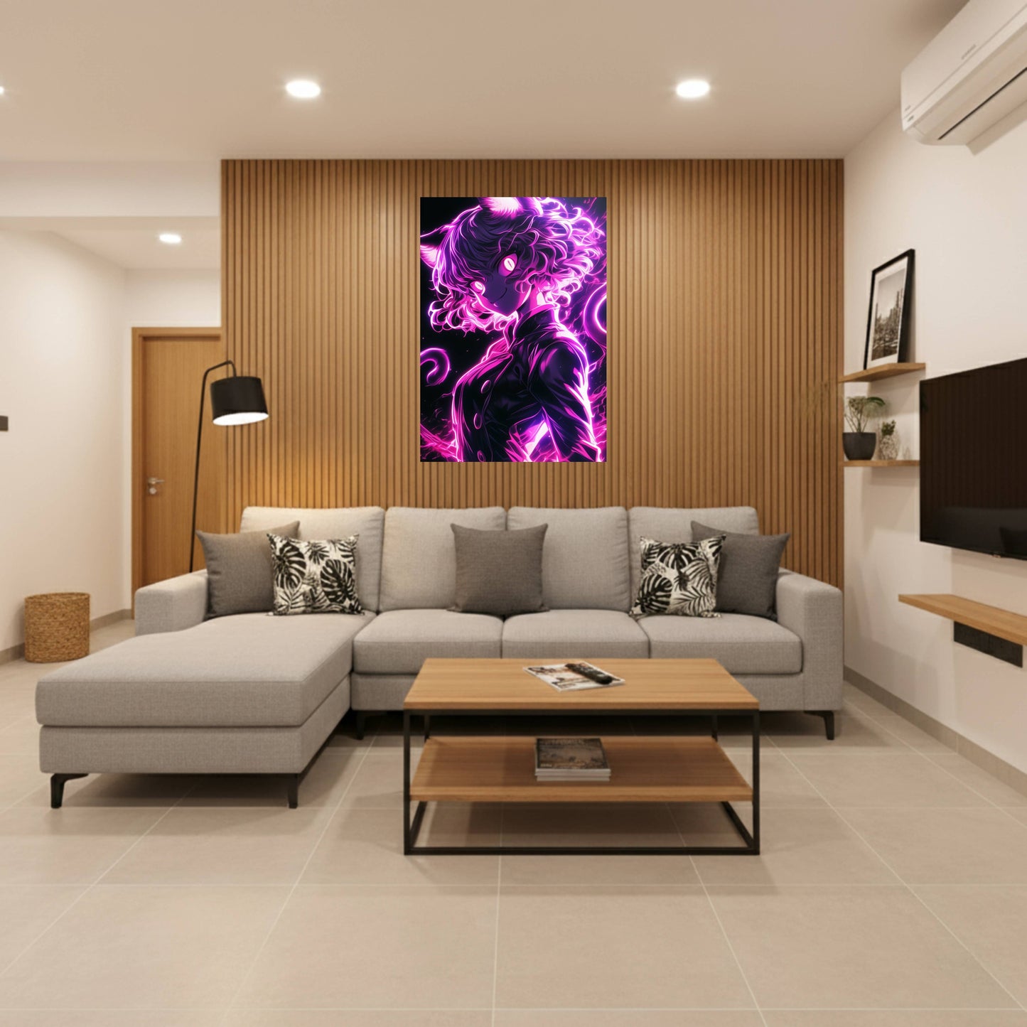 Neferpitou: Neon Poster