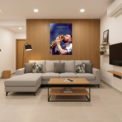 Lionel Messi World Cup Poster