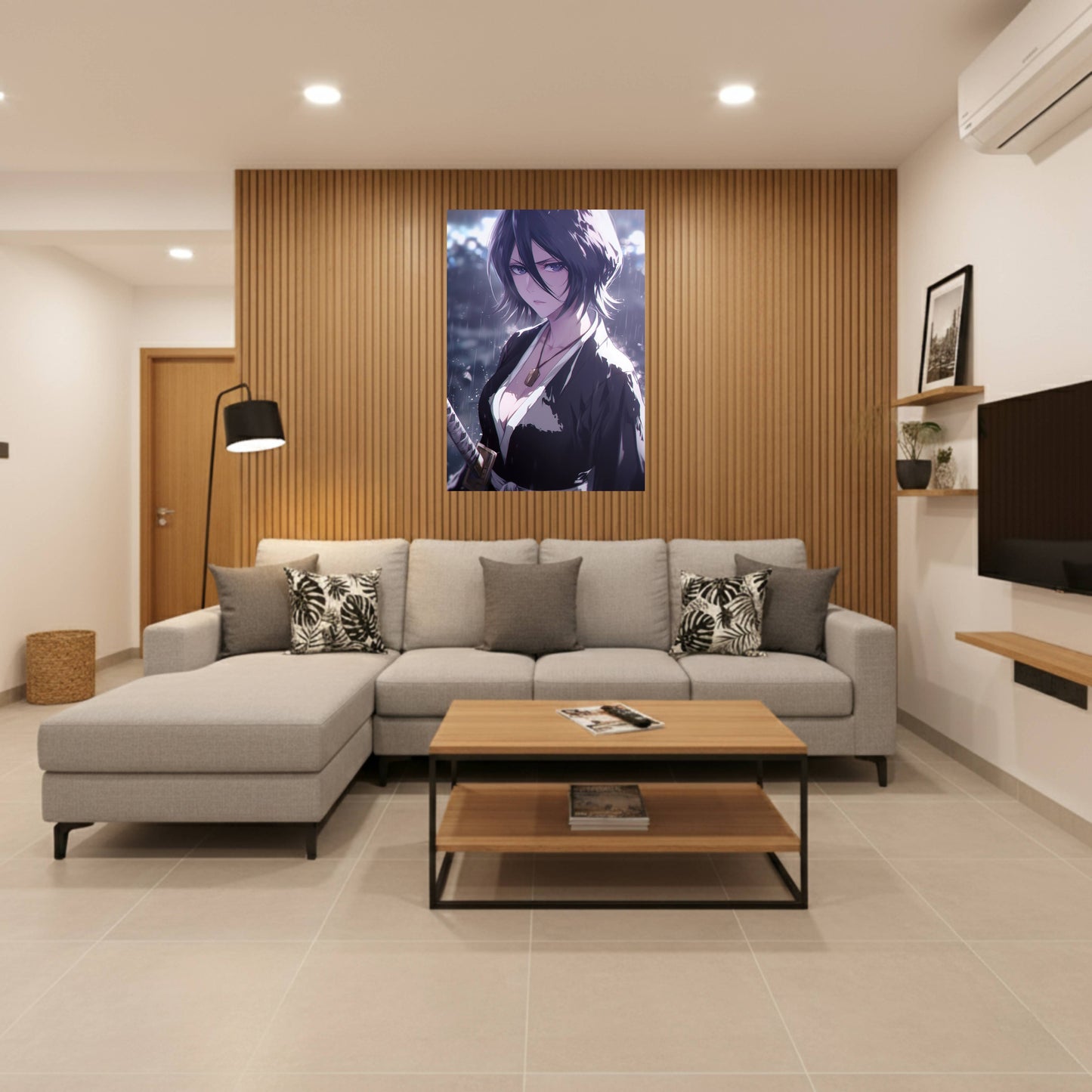 Kuchiki Rukia Rain Resolve Poster