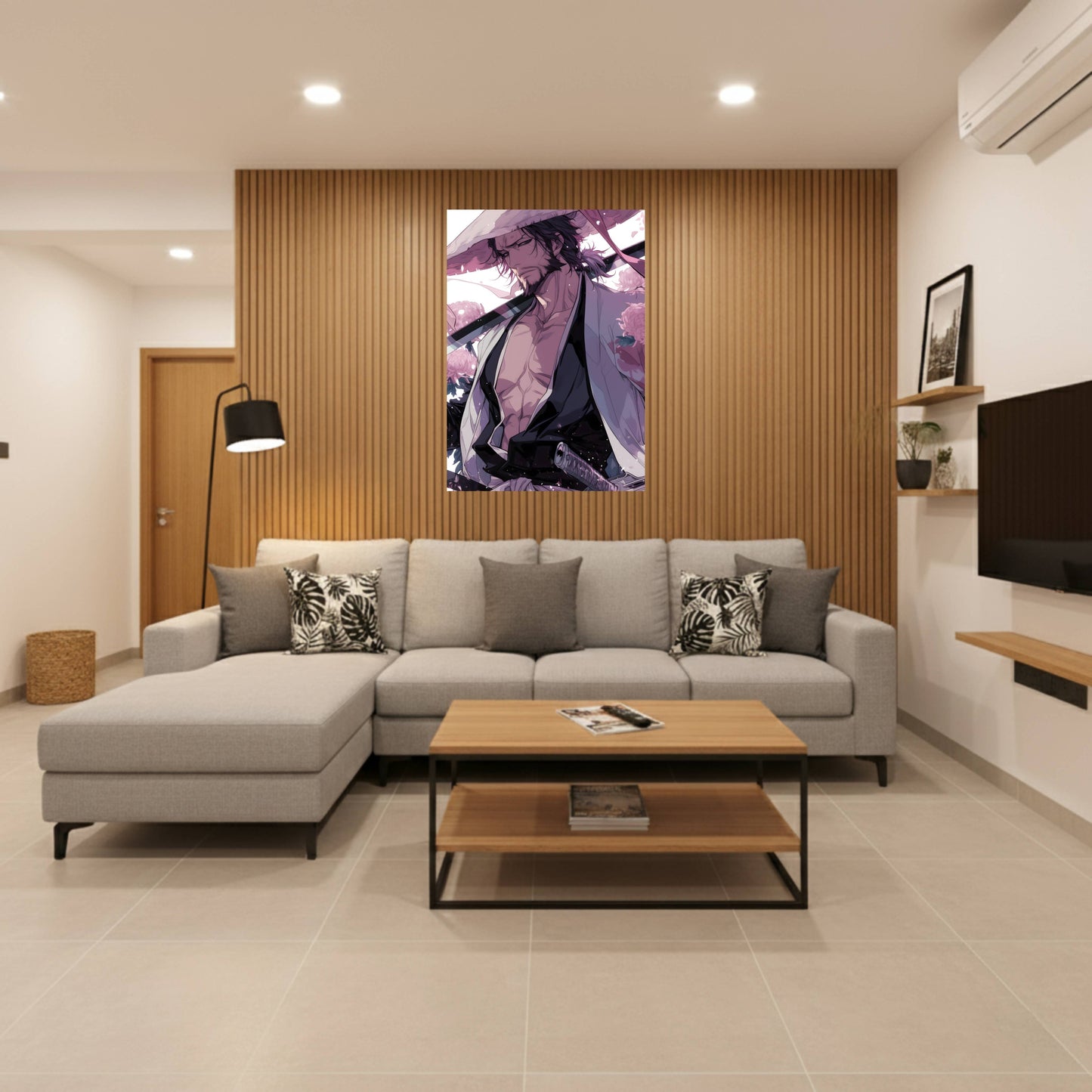 Kyōraku Shunsui Blooming Steel Poster