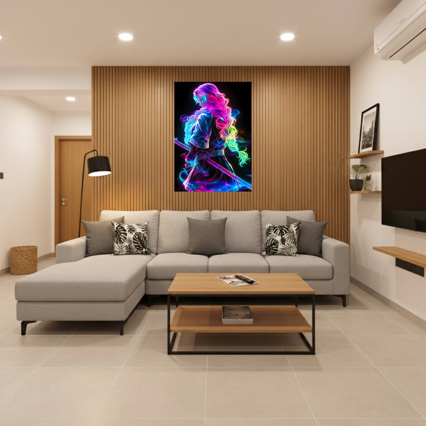 Mitsuri Kanroji: Neon Edition Poster