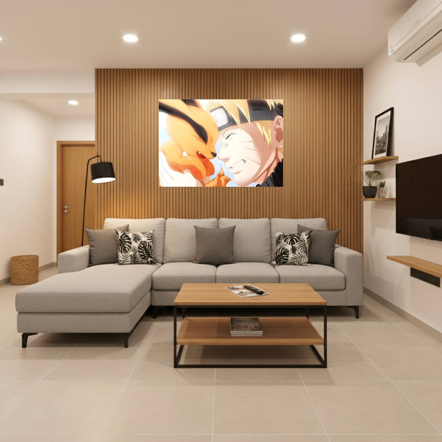 Naruto and Kurama Poster