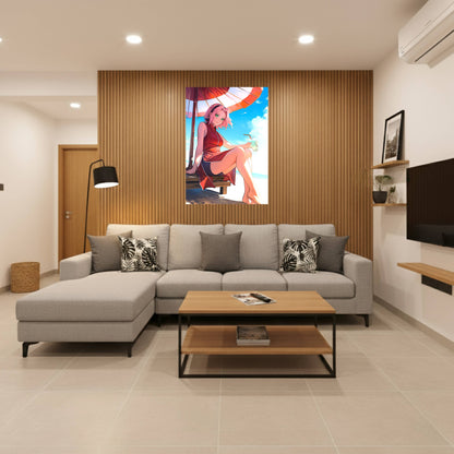 Sakura: Beach Day Poster