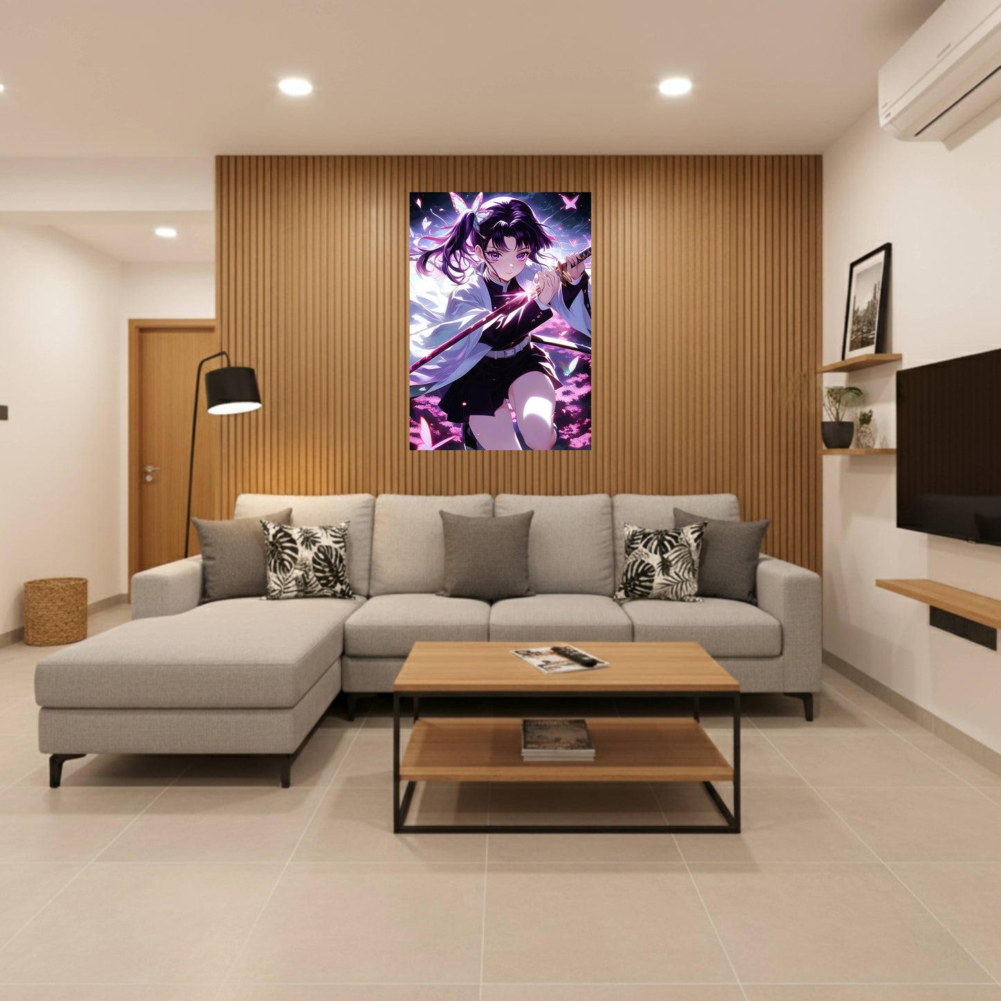 Kanao Tsuyuri – Moonlit Blossom Blade Poster