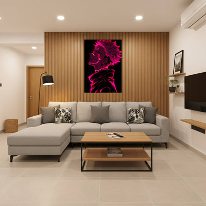 Sukuna: Neon Edition Poster