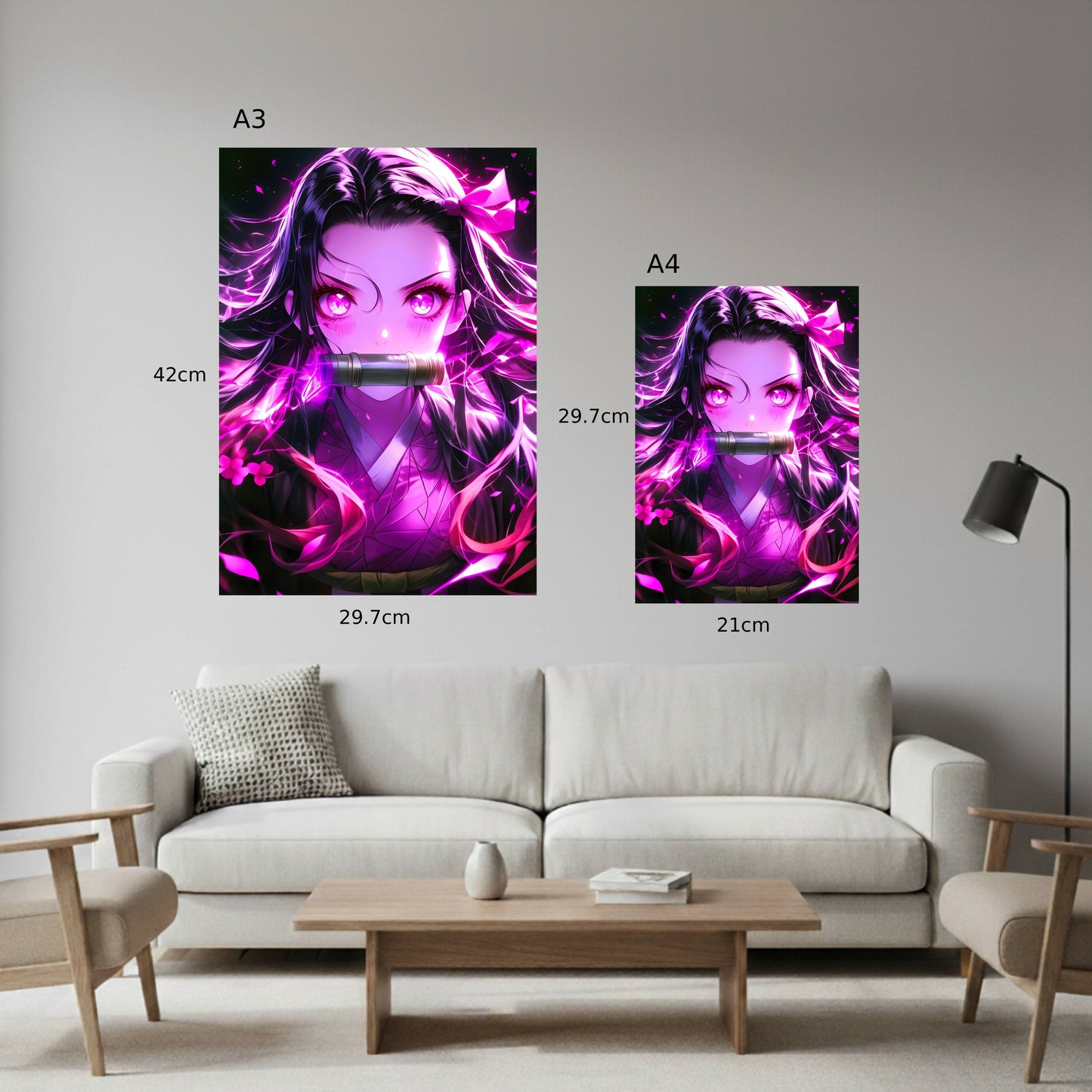 Nezuko Glow Poster