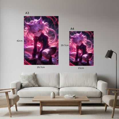 Neferpitou: Poised To Attack Poster