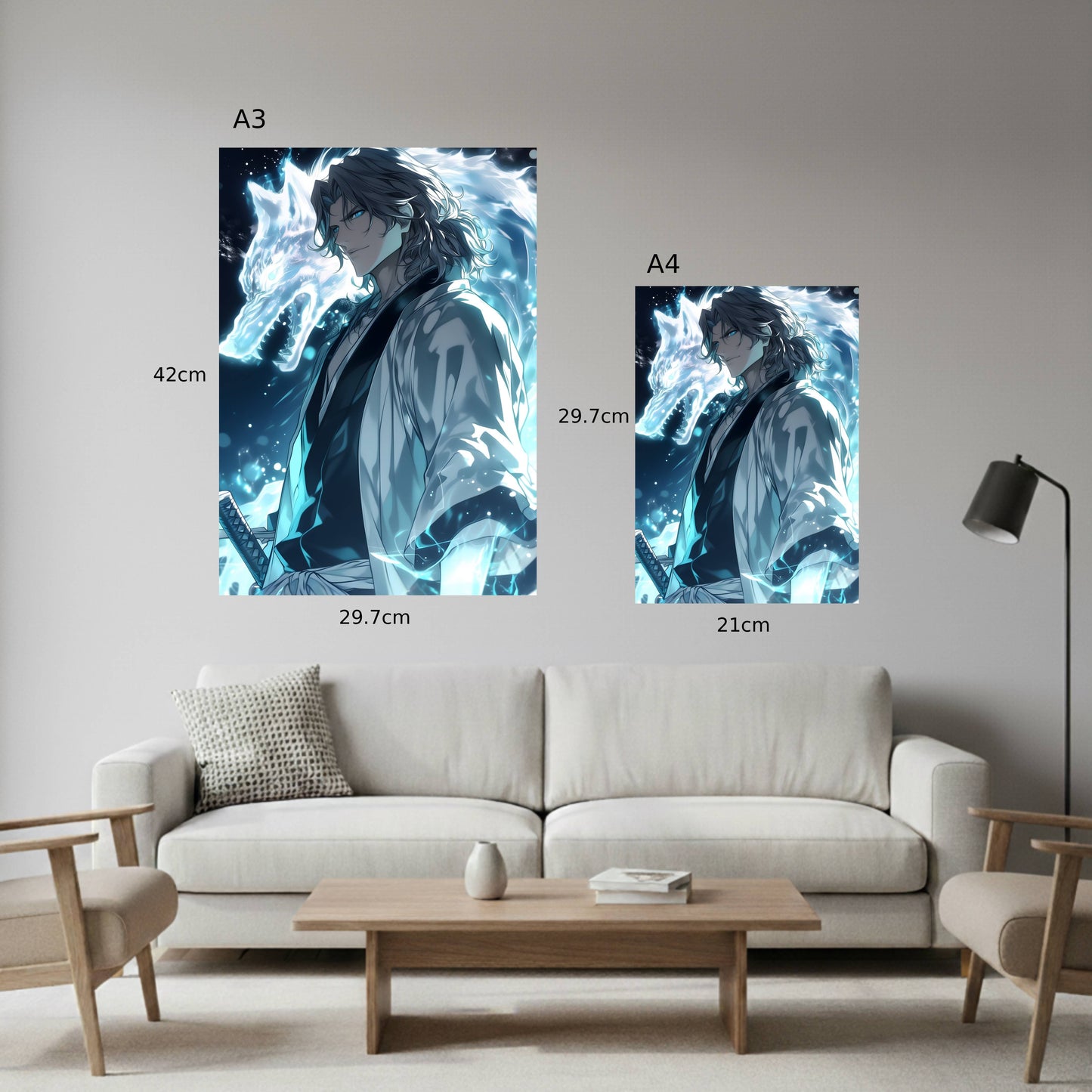 Coyote Starrk Wolf Aura Poster