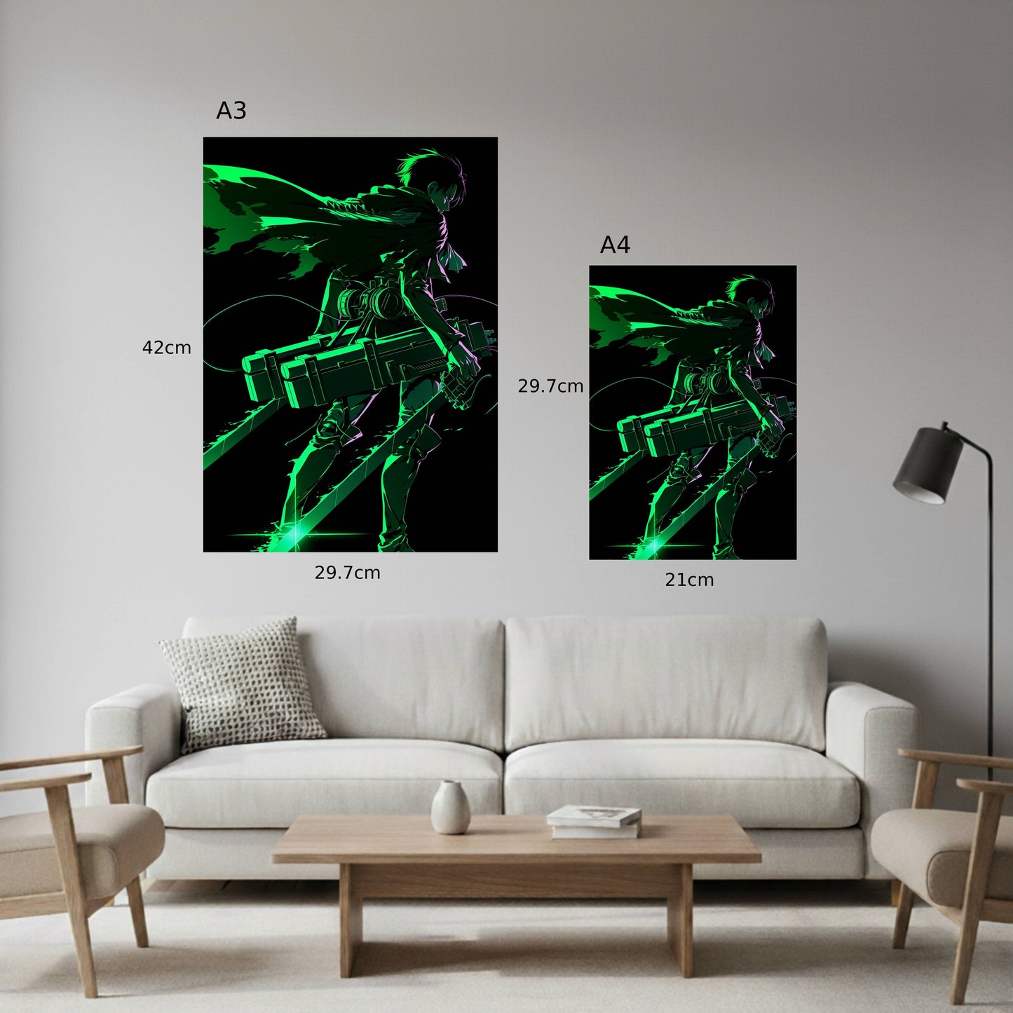 Levi: Neon Poster