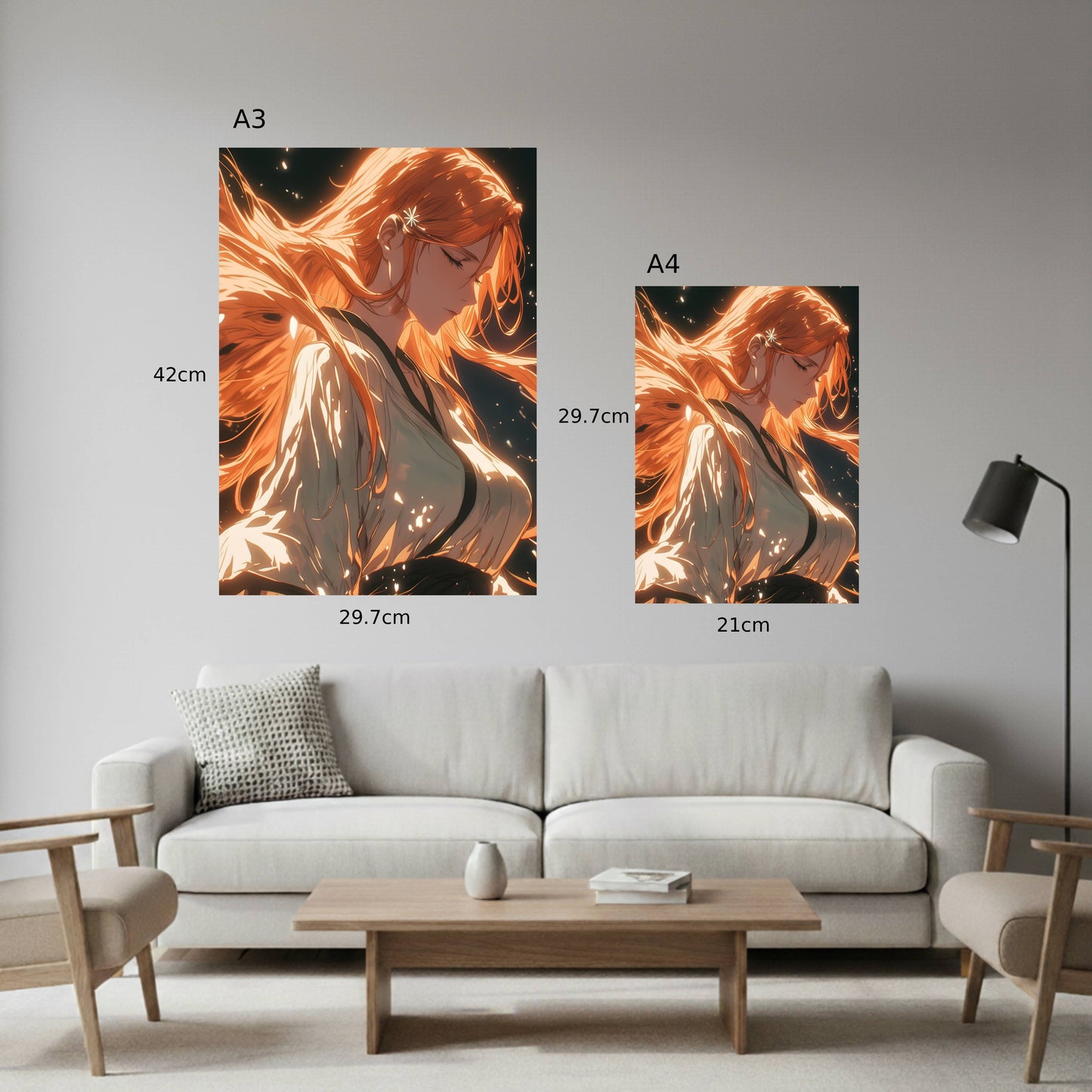Inoue Orihime Golden Serenity Poster