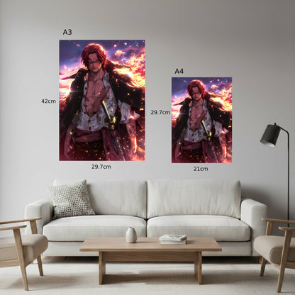 Red-Haired Shanks Poster