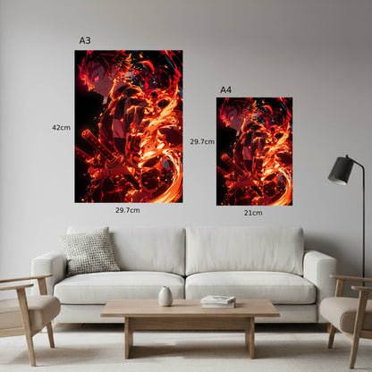 Tanjiro Kamado: Blazing Resolve Poster