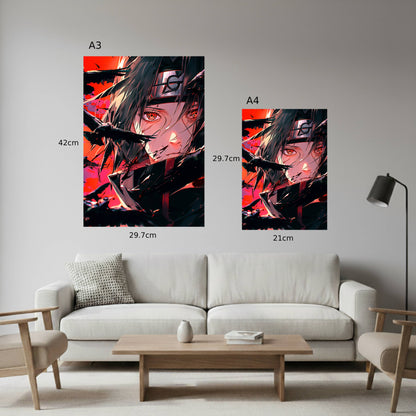 Itachi: Mangekyou Sharingan Poster