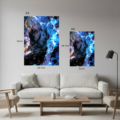 Sanji: Blue Flame Poster