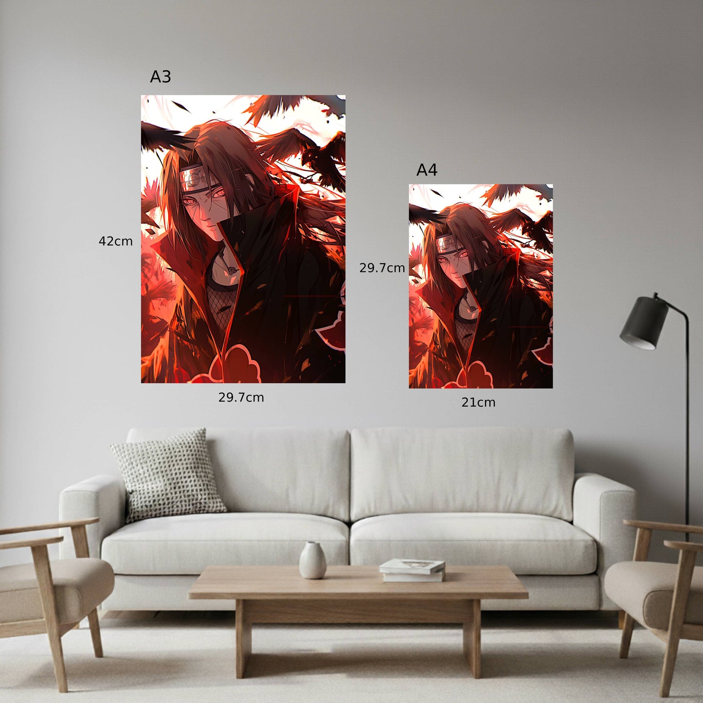 Itachi: Mangekyou Sharingan Alt Art Poster