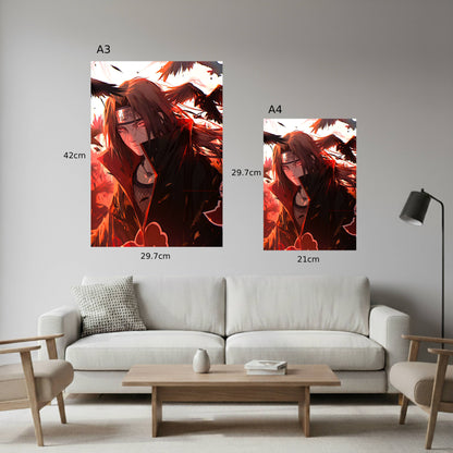 Itachi: Mangekyou Sharingan Alt Art Poster