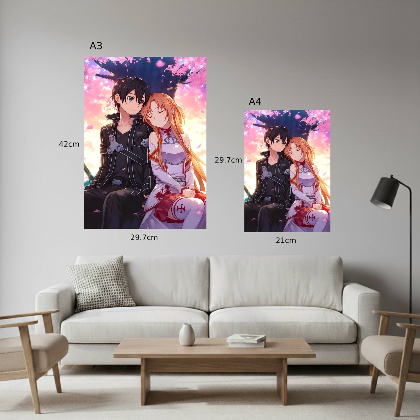 Kirito & Asuna: Sakura Serenity Poster