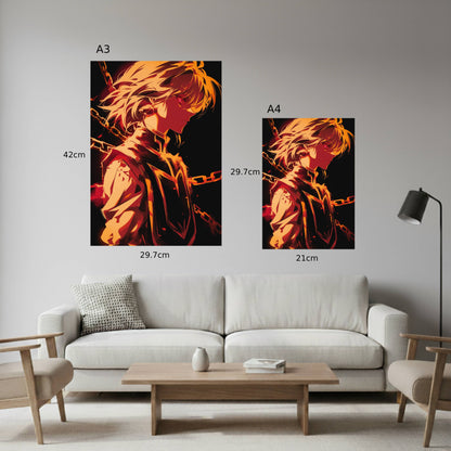 Kurapika: Scarlet Eyes Poster