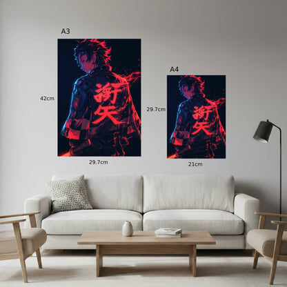 Tanjiro: Flame of Resolve Poster