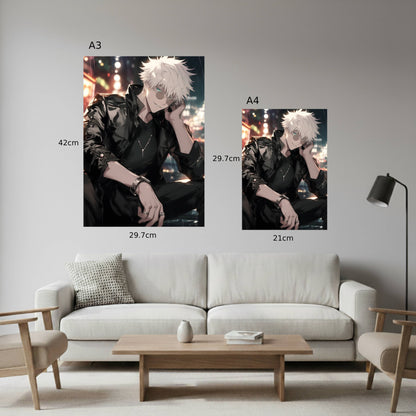 Gojo Satoru: Streetwear Edition Poster