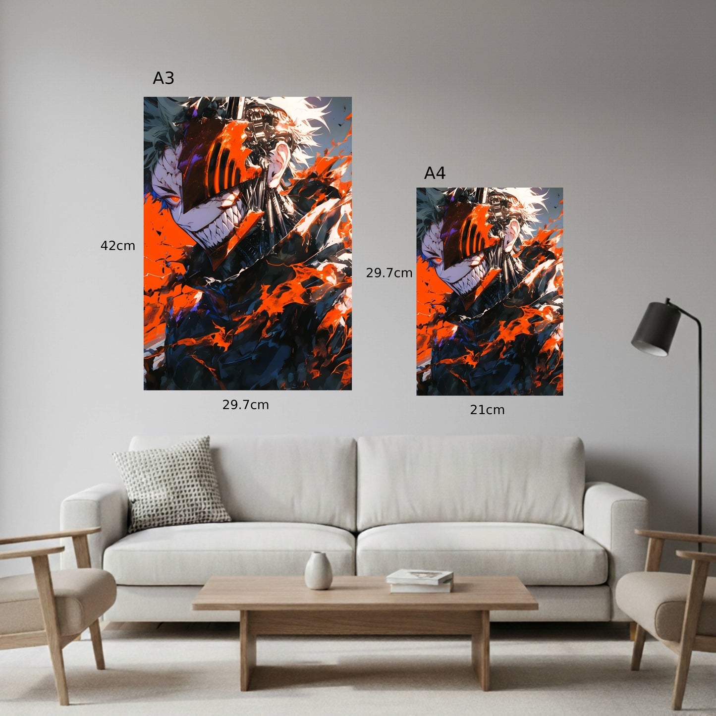 Denji: Half Transformation Poster