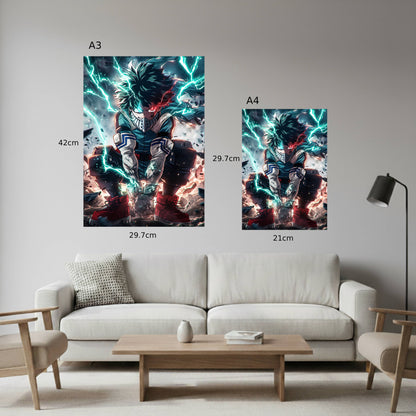 Izuku Midoriya: Full Cowl Poster