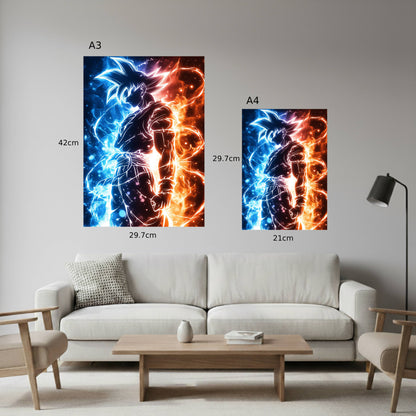 Goku: Divine Glow Poster