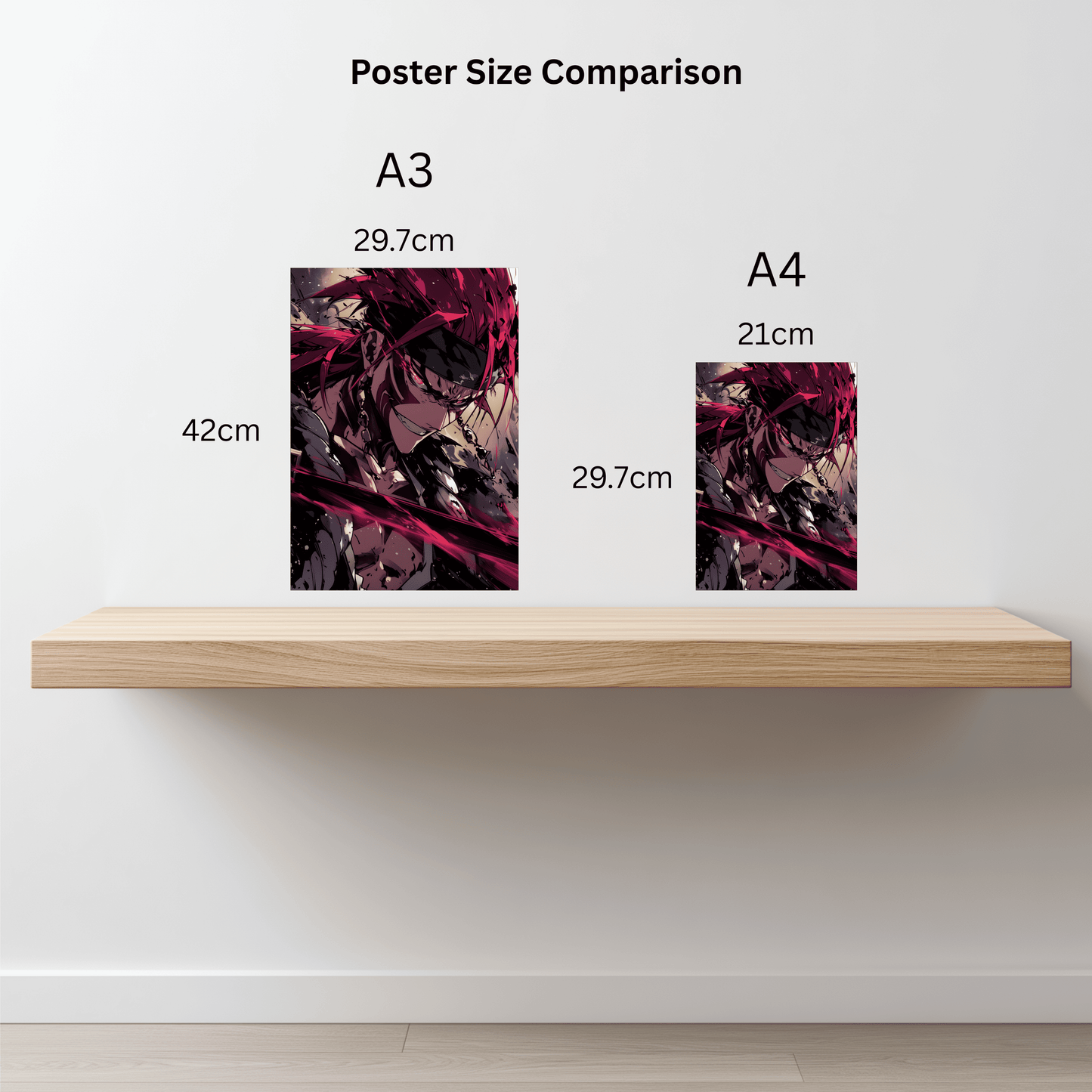 Abarai Renji Close Up Poster