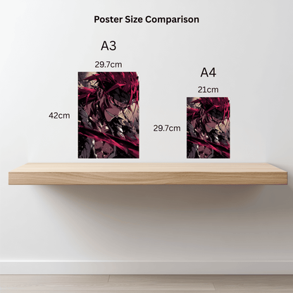 Abarai Renji Close Up Poster
