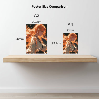 Inoue Orihime Golden Serenity Poster