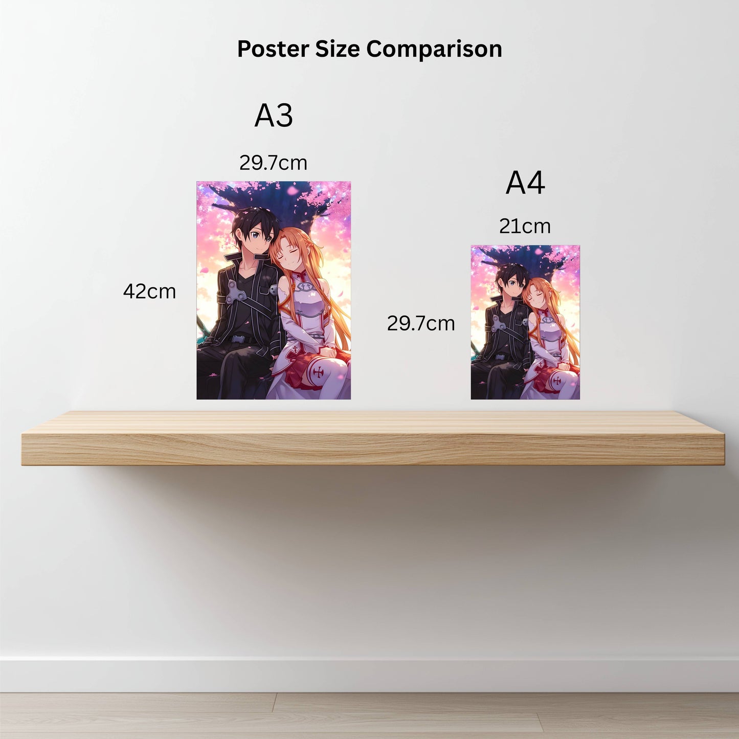 Kirito & Asuna: Sakura Serenity Poster