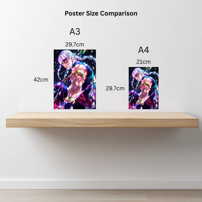Tengen Uzui: God of Flash & Sound  HD Metal Poster