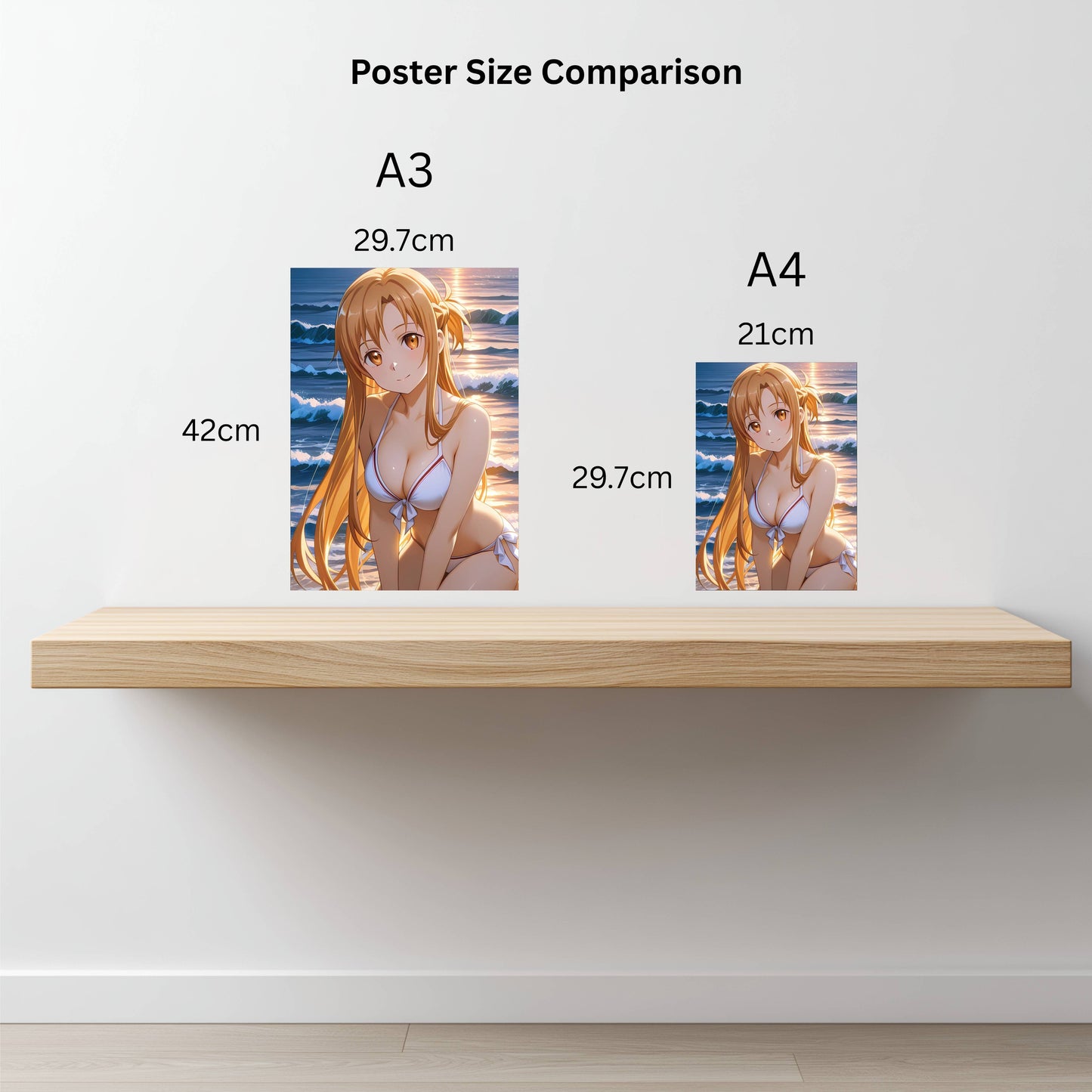 Asuna’s Summer Glow Poster