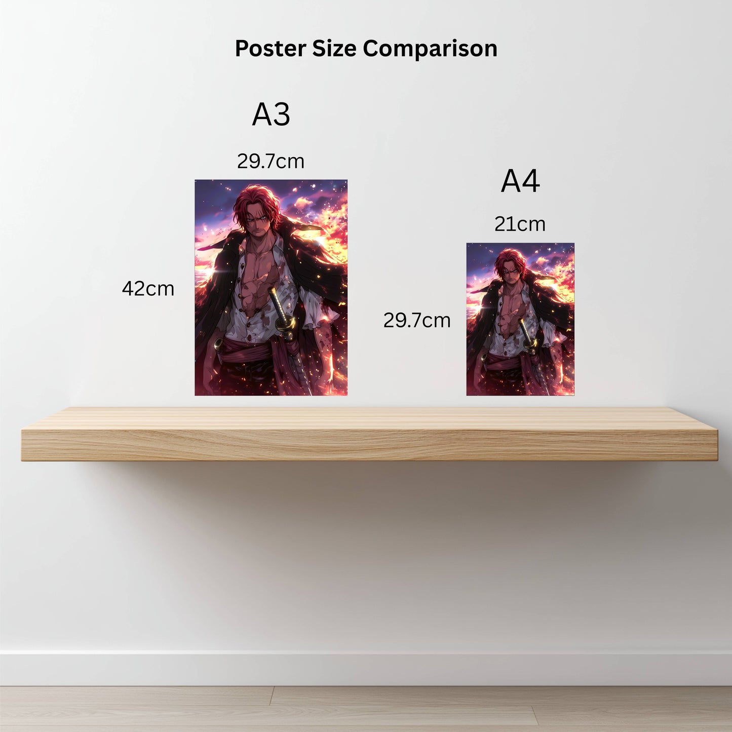 Red-Haired Shanks Poster