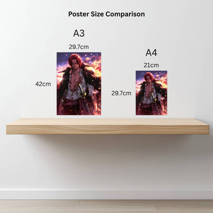 Red-Haired Shanks Poster