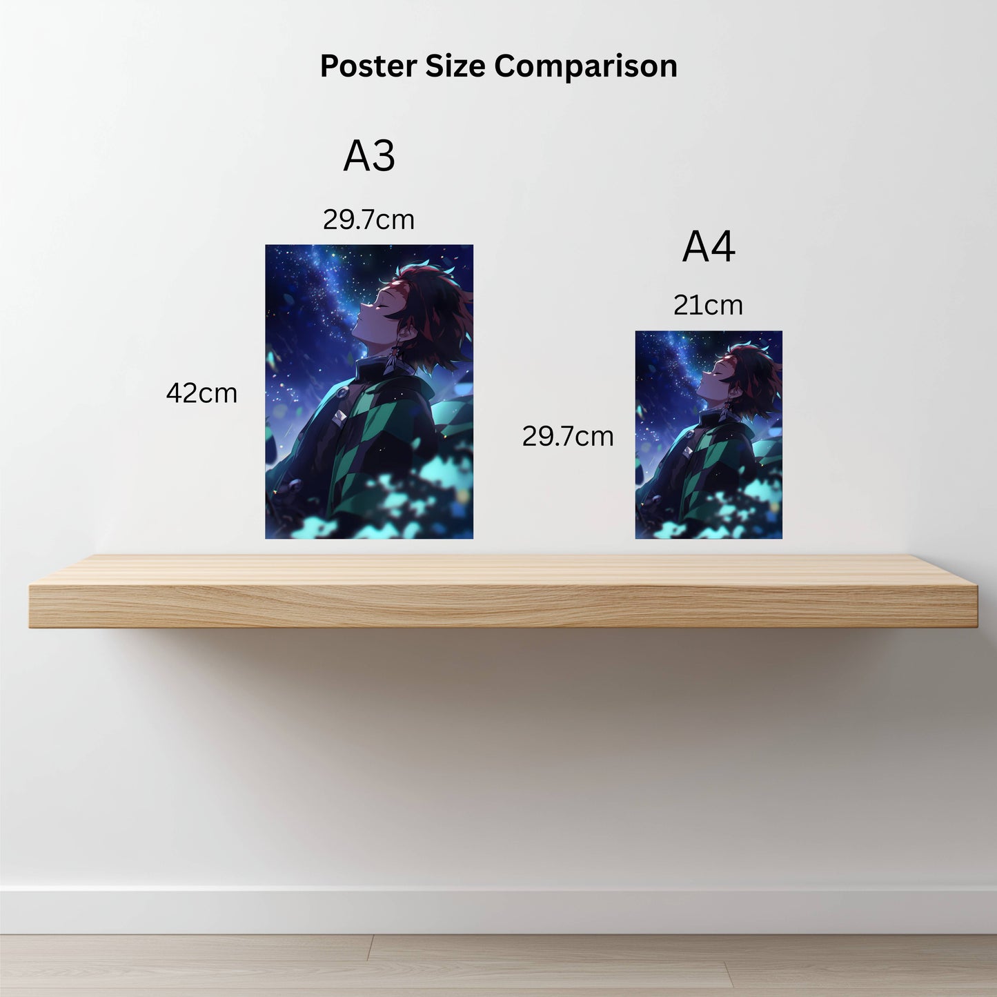 Tanjiro’s Serenity Under the Stars Poster