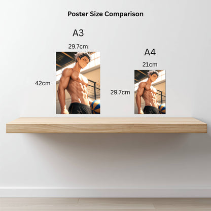 Bokuto: Topless Poster