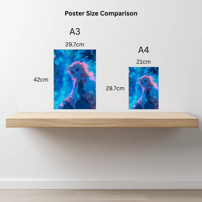 Rengoku’s Tranquil Flame Poster