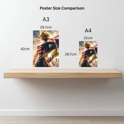 All Might: Symbol of Peace Poster