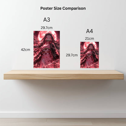 Blood Moon Nezuko Poster