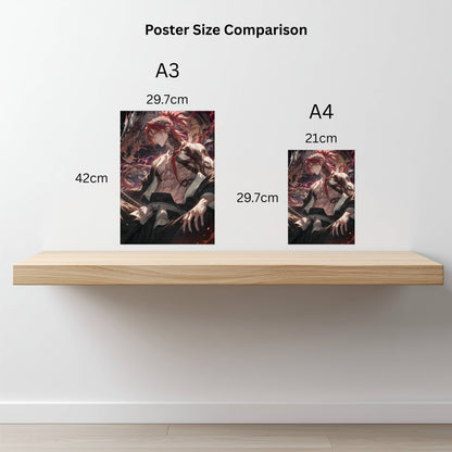 Abarai Renji Dragon Fan Art Poster