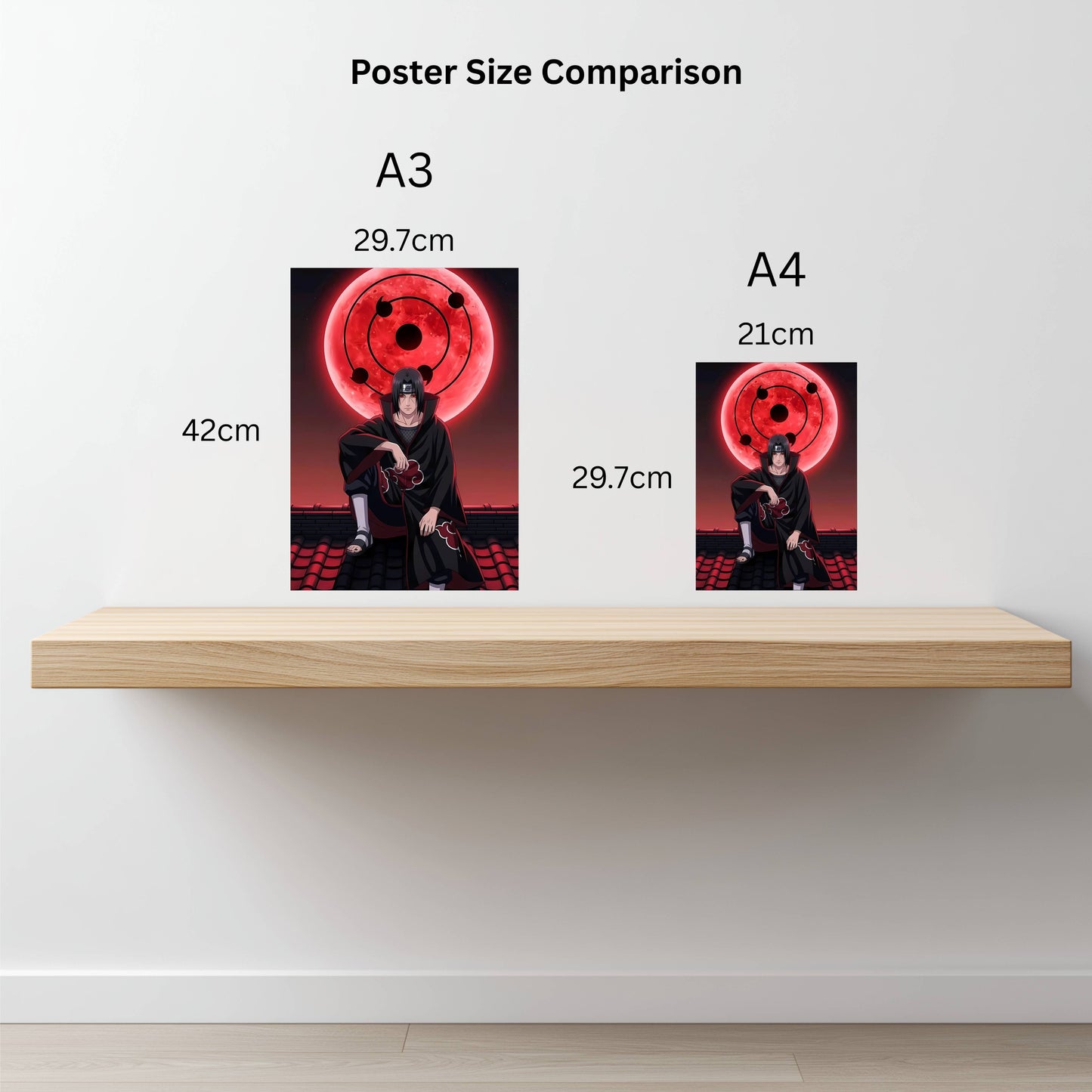 Itachi Uchiha: Crimson Moon Poster