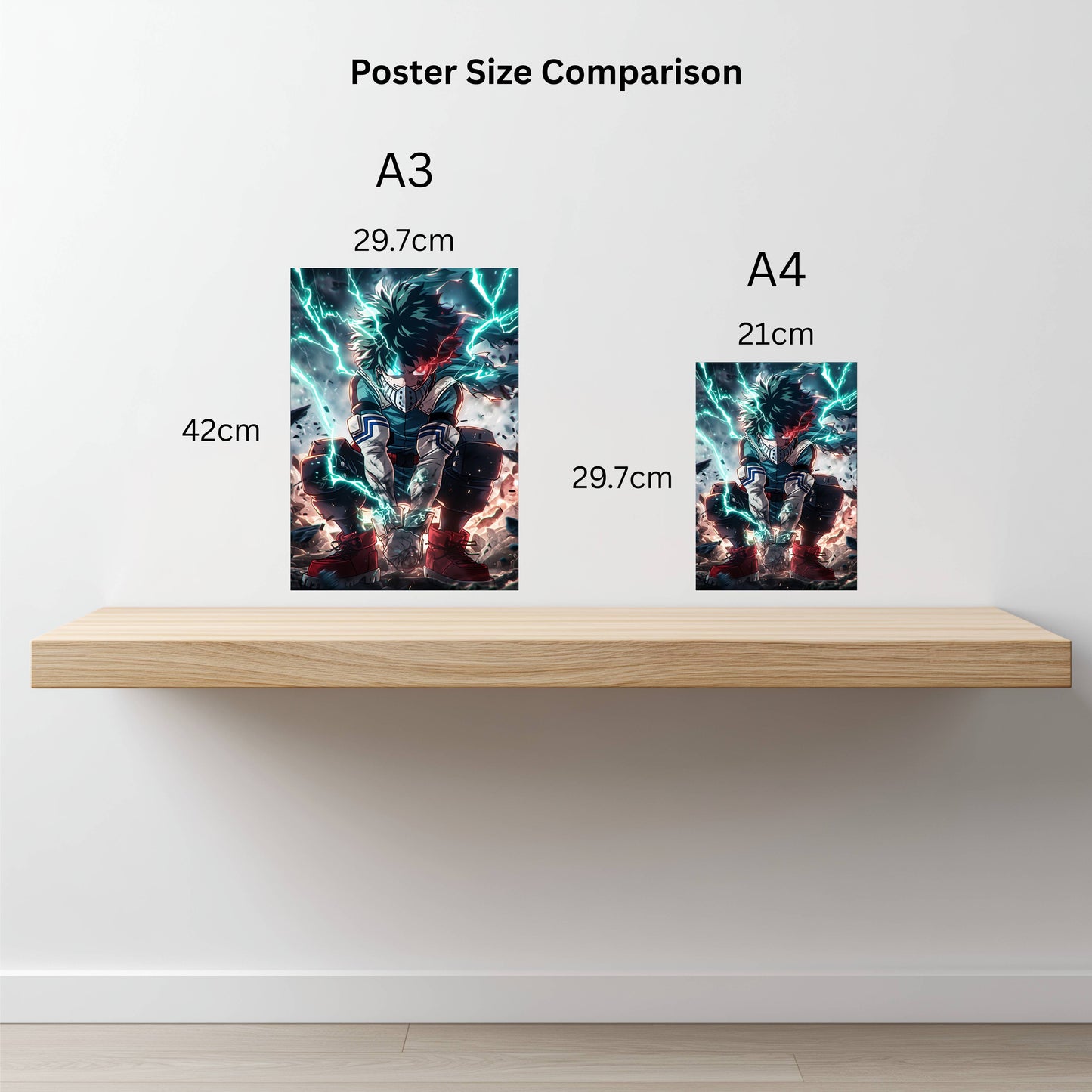 Izuku Midoriya: Full Cowl Poster