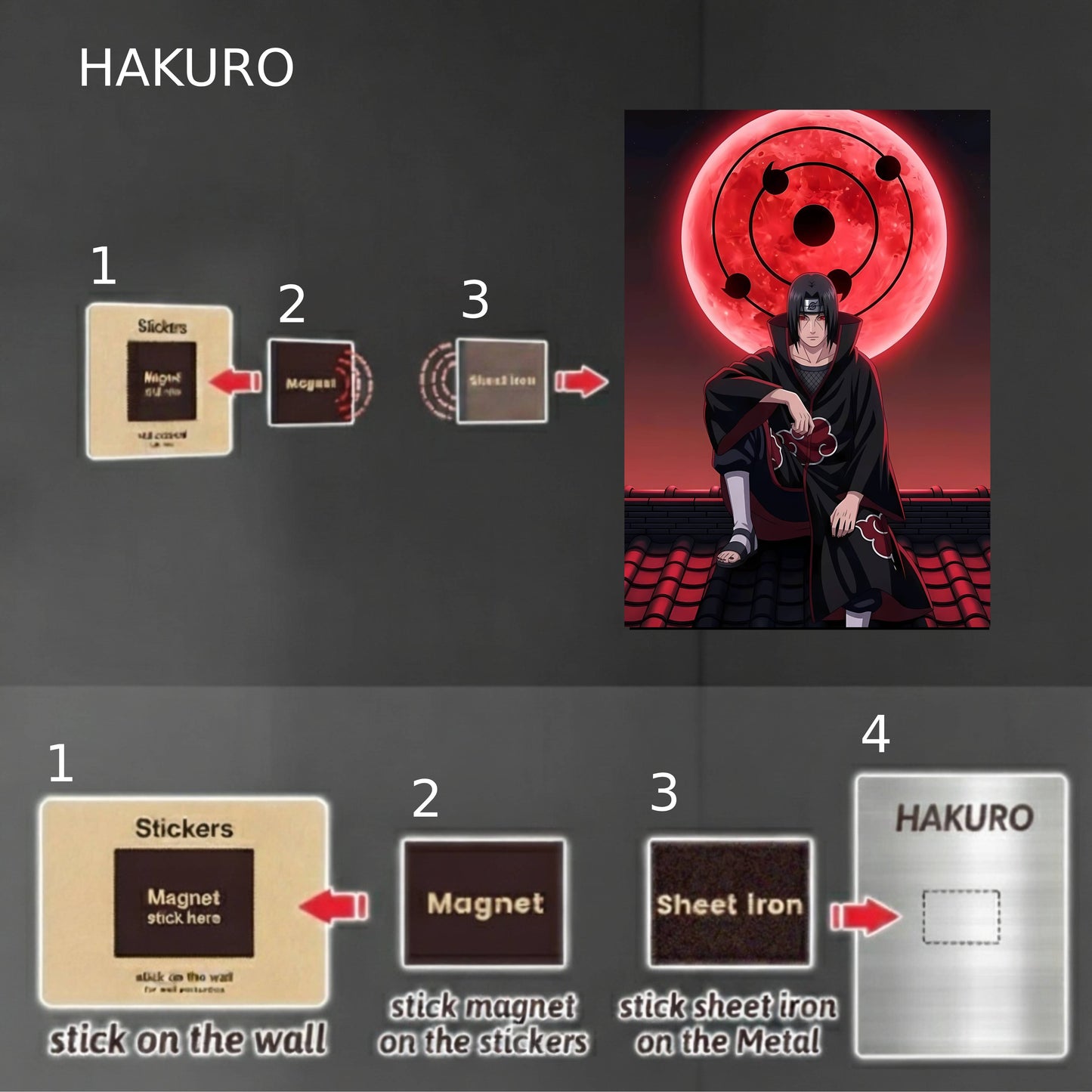 Itachi Uchiha: Crimson Moon Poster